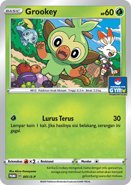 Grookey (S-P/ID 001) Sword & Shield Indonesian Promos ID