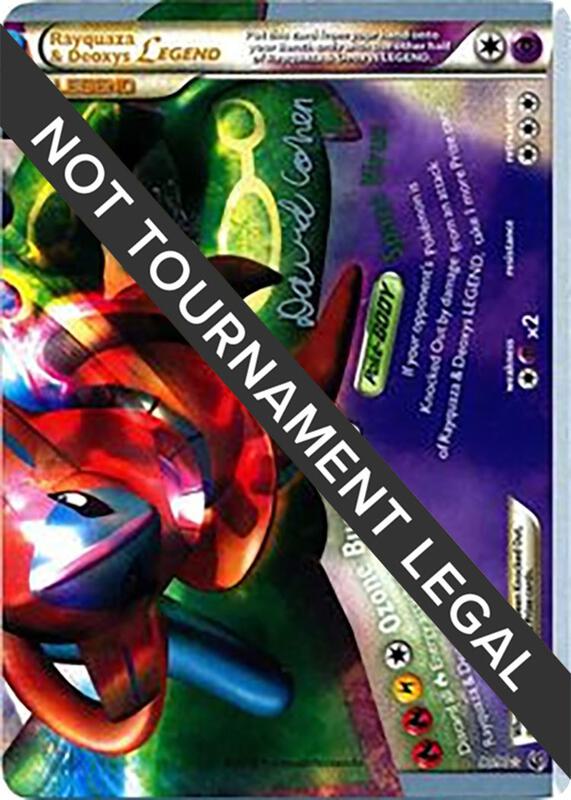 Rayquaza & Deoxys Legend (90) - 2011 (David Cohen) Pokemon card from World Championship Decks