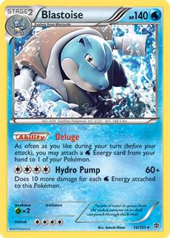 Blastoise Pokemon card from Deck Exclusives