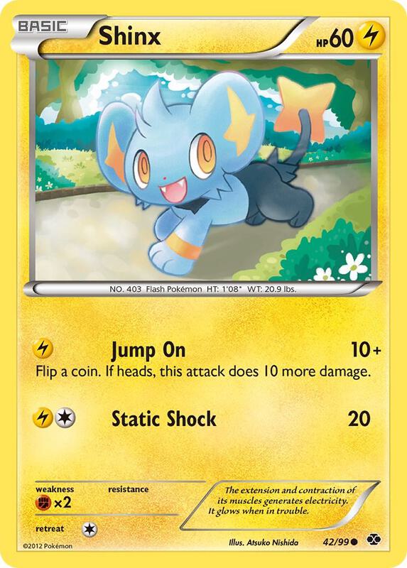 Shinx (42) Pokemon card from Next Destinies