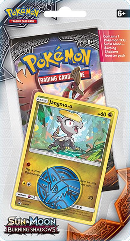 Burning Shadows Single Pack Blister [Jangmo-o] Pokemon card from SM - Burning Shadows