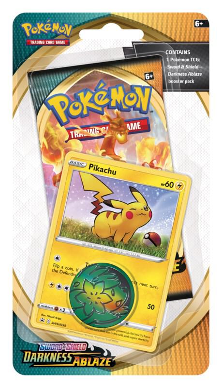 Darkness Ablaze Single Pack Blister [Pikachu] Pokemon card from SWSH03: Darkness