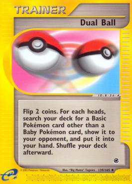 Dual Ball Pokemon card from Expedition Base Set