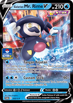 Galarian Mr. Rime V (S-P/ID 243) Sword & Shield Indonesian Promos ID