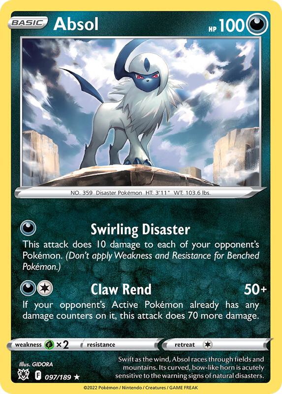 Absol Pokemon card from Deck Exclusives