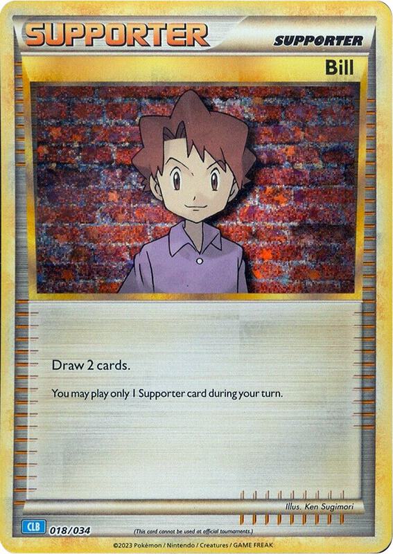 Bill (CLB) Pokemon card from Trading Card Game Classic