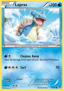 Lapras Pokemon card from Plasma Blast