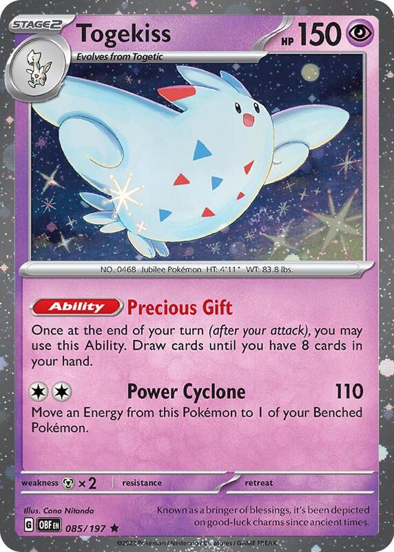 Togekiss Pokemon card from Blister Exclusives