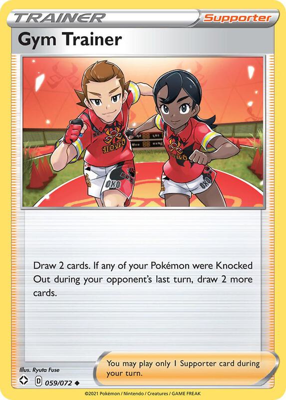 Gym Trainer Pokemon card from Shining Fates
