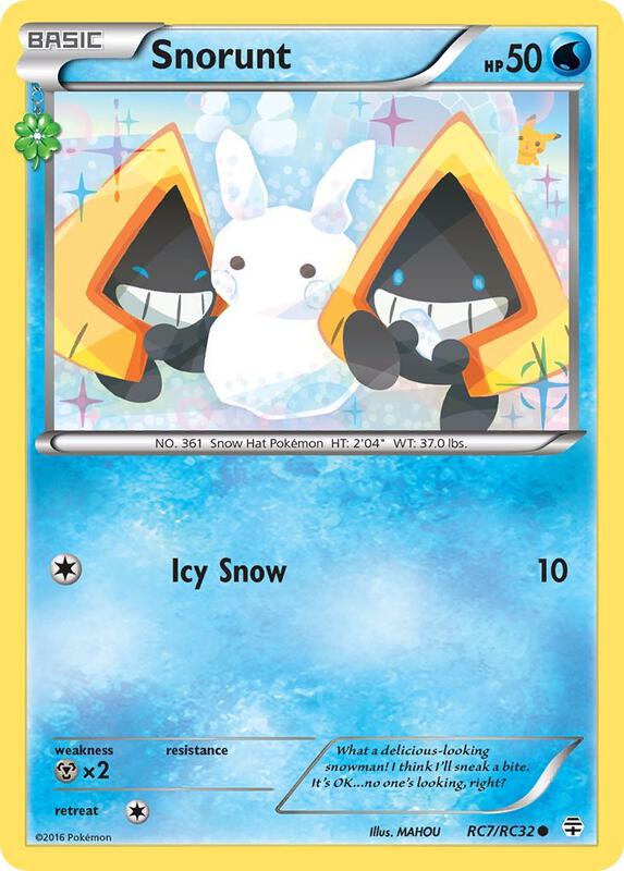Snorunt Pokemon card from Generations: Radiant Collection