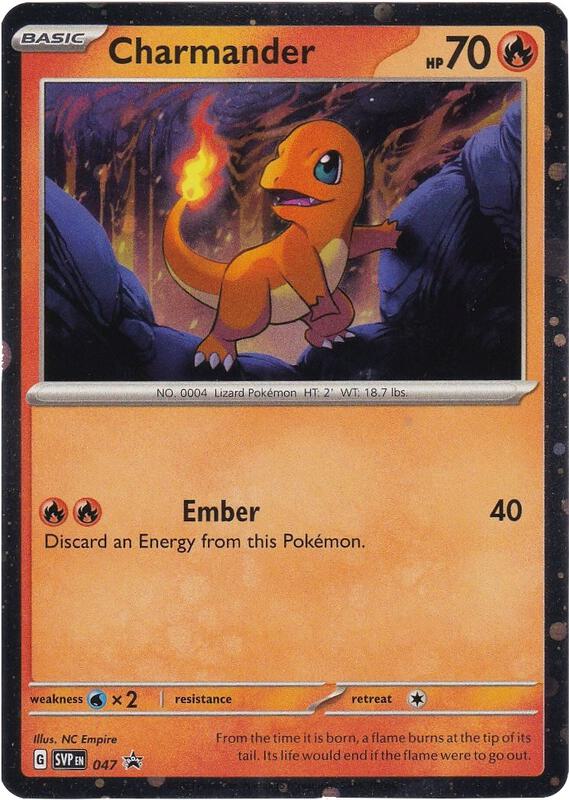 Charmander - 047 (Cosmos Holo) Pokemon card from SV: Scarlet & Violet Promo Cards