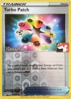 Turbo Patch Pokemon card from Darkness Ablaze