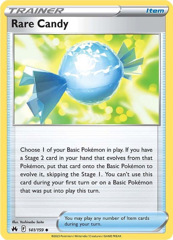 Rare Candy Pokemon card from Crown Zenith