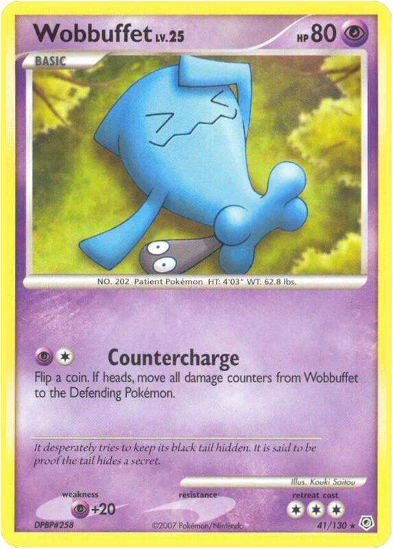 Wobbuffet Pokemon card from Diamond and Pearl