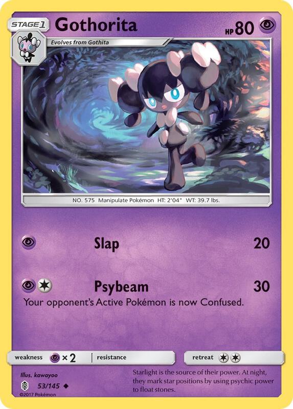 Gothorita Pokemon card from SM - Guardians Rising