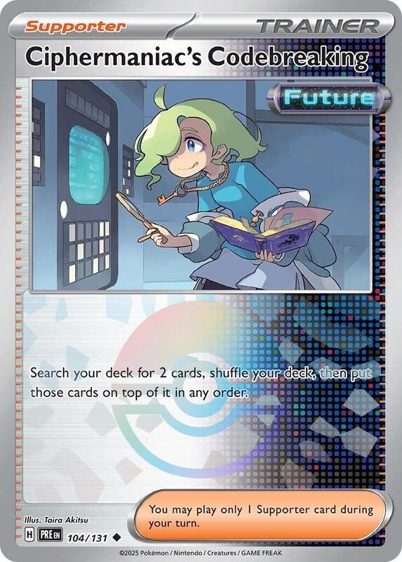 Ciphermaniac's Codebreaking (Poke Ball Pattern) Pokemon card from SV: Prismatic Evolutions