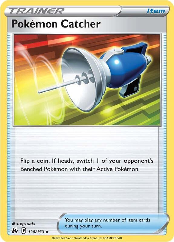 Pokemon Catcher Pokemon card from Crown Zenith