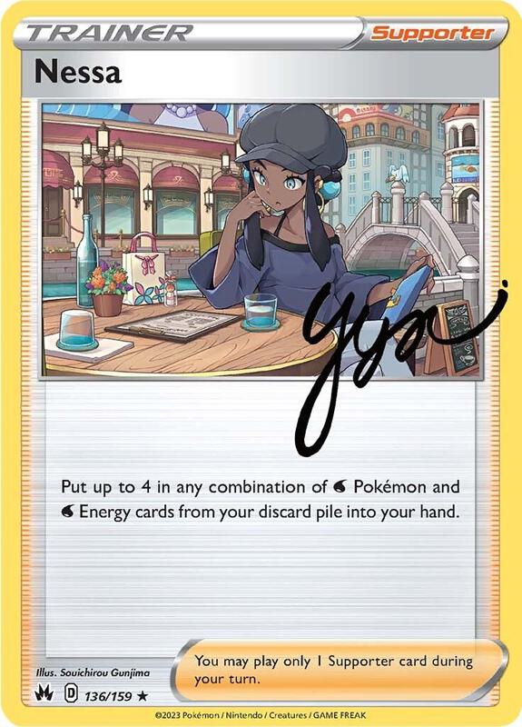 Nessa Pokemon card from Crown Zenith