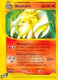 Ninetales (57) Pokemon card from Expedition