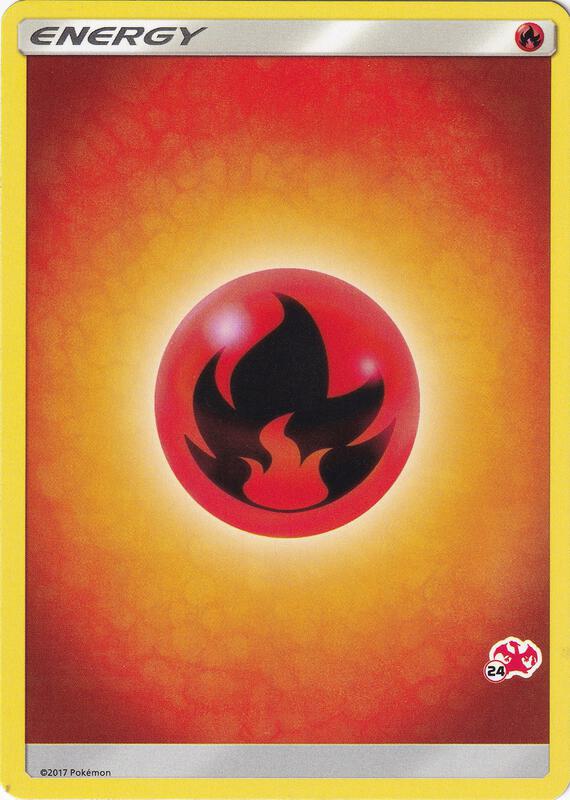 Fire Energy (#24 Charizard Stamped) Pokemon card from Battle Academy