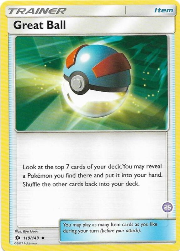 Great Ball (25) (Alolan Sandslash Half-Deck) Pokemon card from SM Trainer Kit: Alolan Sandslash & Alolan Ninetales