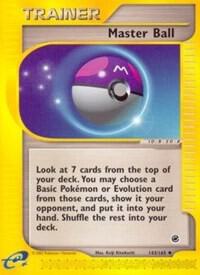 Master Ball Pokemon card from Expedition