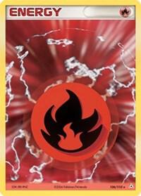 Fire Energy Pokemon card from Holon Phantoms