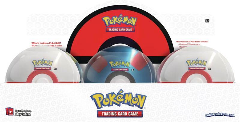 Poke Ball Tin Display (Q3 2019) Pokemon card from TCG: Tempest