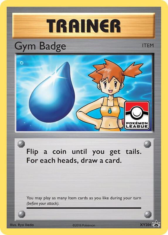 Gym Badge (Misty) Pokemon card from XY Promos