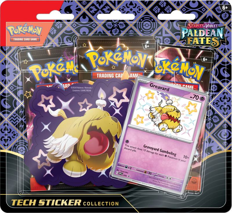 Paldean Fates Tech Sticker Collection [Greavard] Pokemon card from SV: Paldean Fates