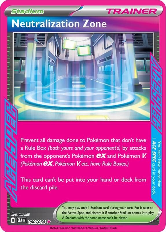 Neutralization Zone Pokemon card from SV: Shrouded Fable