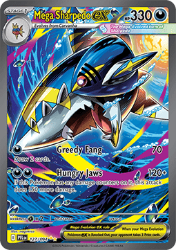 Mega Sharpedo ex