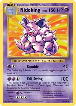 Nidoking Pokemon card from Deck Exclusives