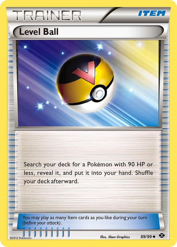Level Ball Pokemon card from Next Destinies