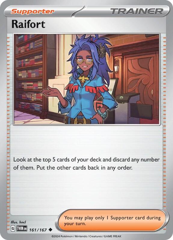 Raifort Pokemon card from SV06: Twilight Masquerade