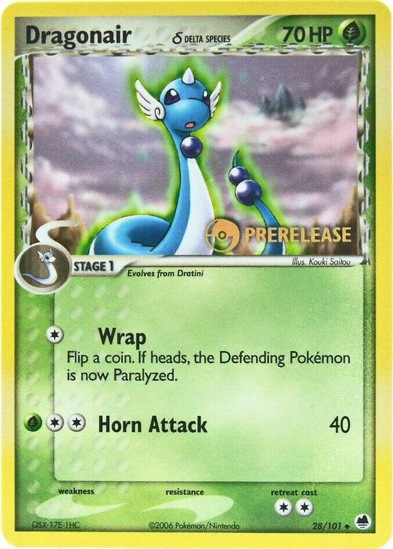 Dragonair (Delta Species) Pokemon card from Nintendo Promos