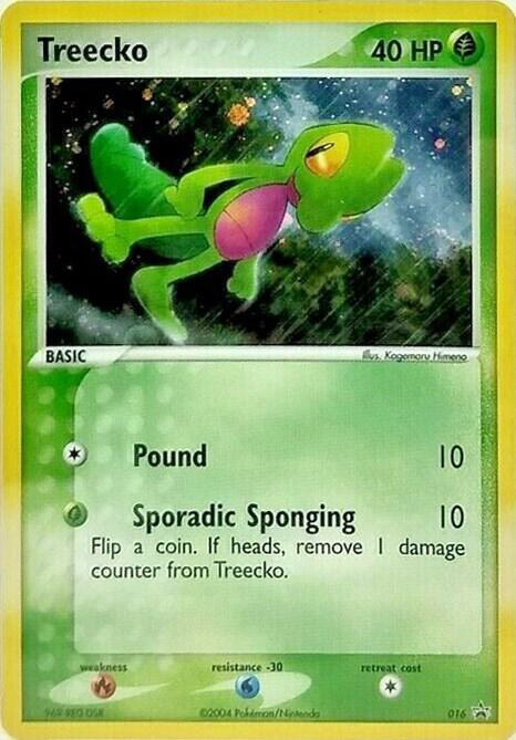 Treecko - 016 (EX Deck Tin) Pokemon card from Nintendo Promos