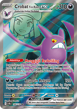 Team Rocket's Crobat ex ID/TH