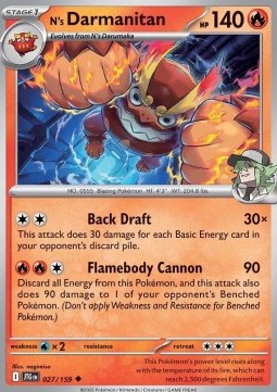 N's Darmanitan (Holo)