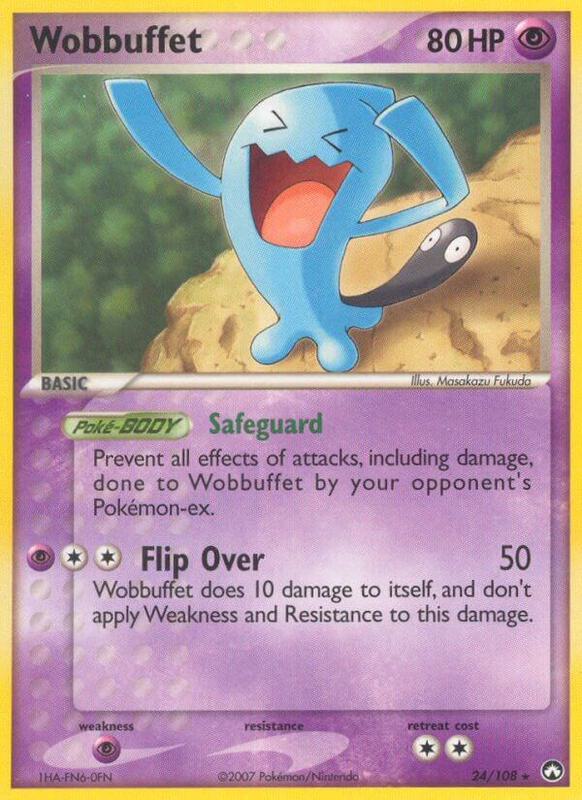 Wobbuffet Pokemon card from Power Keepers