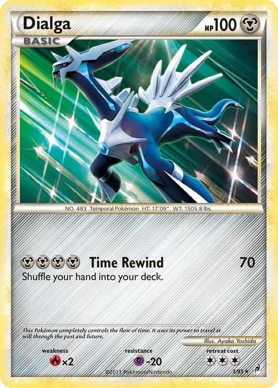 Dialga Pokemon card from Call of Legends