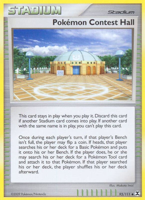 Pokemon Contest Hall Pokemon card from Rising Rivals