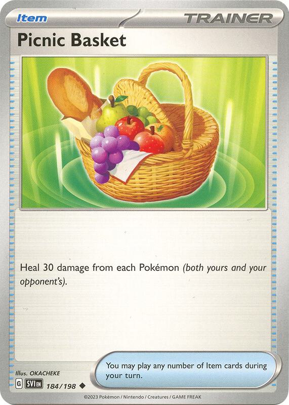 Picnic Basket Pokemon card from SV01: Scarlet & Violet Base Set
