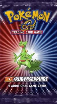 Ruby and Sapphire Booster Pack Pokemon card from Ruby and Sapphire