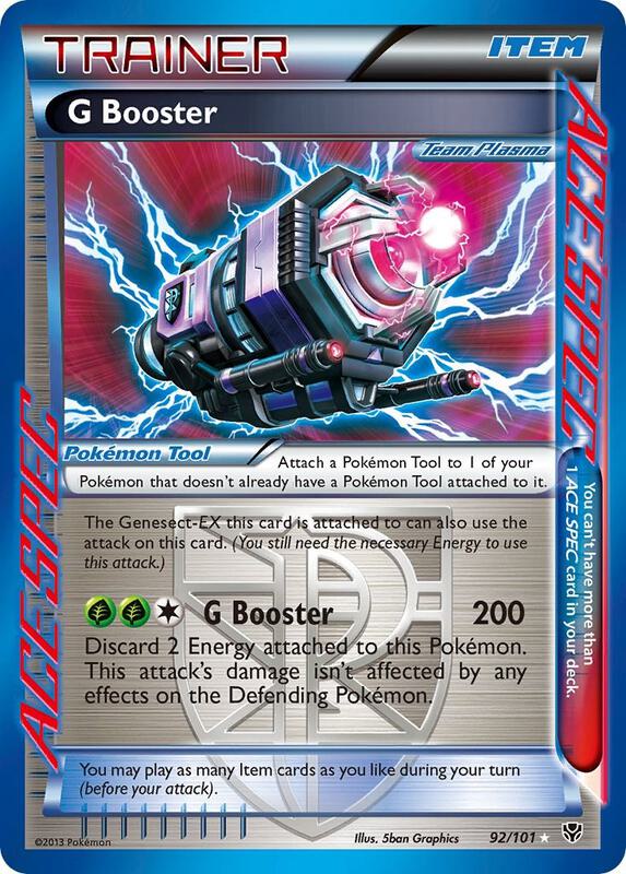 G Booster (Team Plasma) Pokemon card from Plasma Blast
