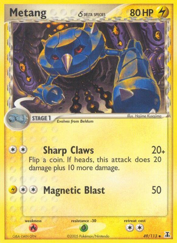 Metang (Delta Species) Pokemon card from Delta Species