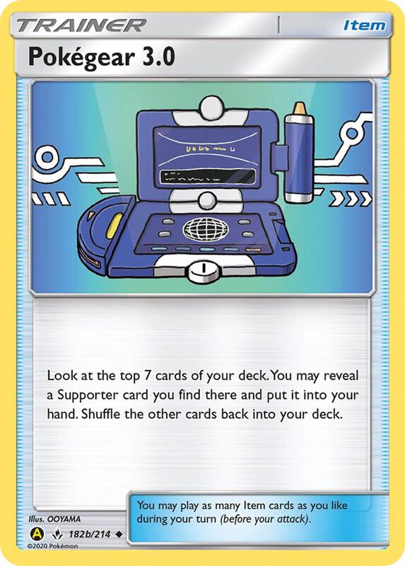 Pokegear 3.0 - 182b/214 Pokemon card from Alternate Art Promos