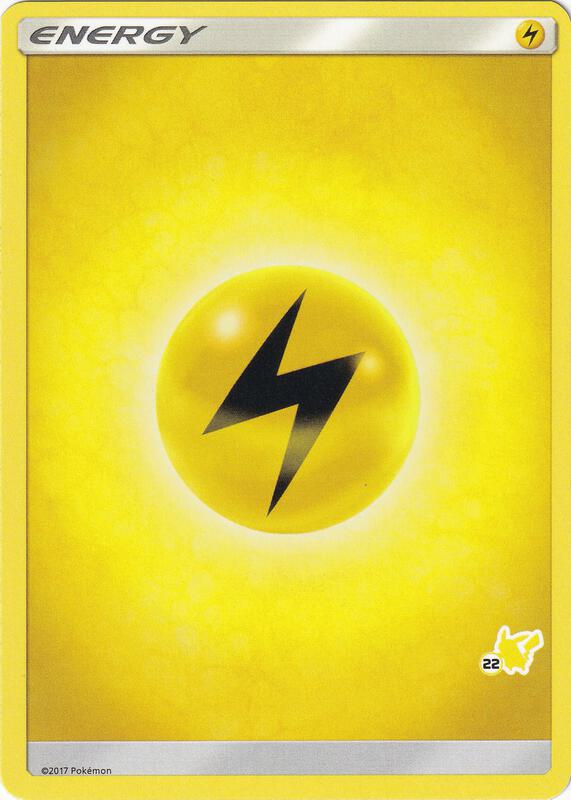 Lightning Energy (#22 Pikachu Stamped) Pokemon card from Battle Academy