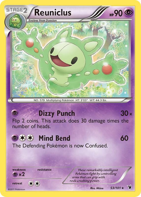 Reuniclus (53) Pokemon card from Noble Victories