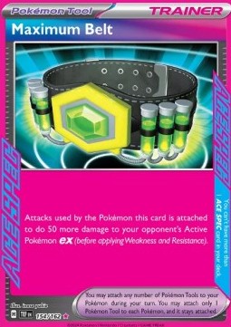 Maximum Belt Pokemon card from Temporal Forces